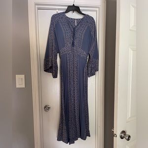 Free People Blue Maxi Dress